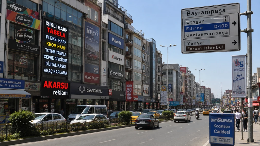 Bayrampaşa  Hizmet Verilen Bölge ve Lokasyon Görseli