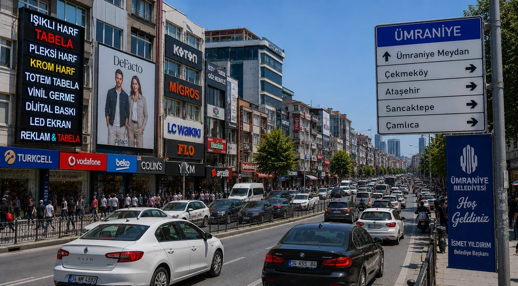 Ümraniye  Hizmet Verilen Bölge ve Lokasyon Görseli